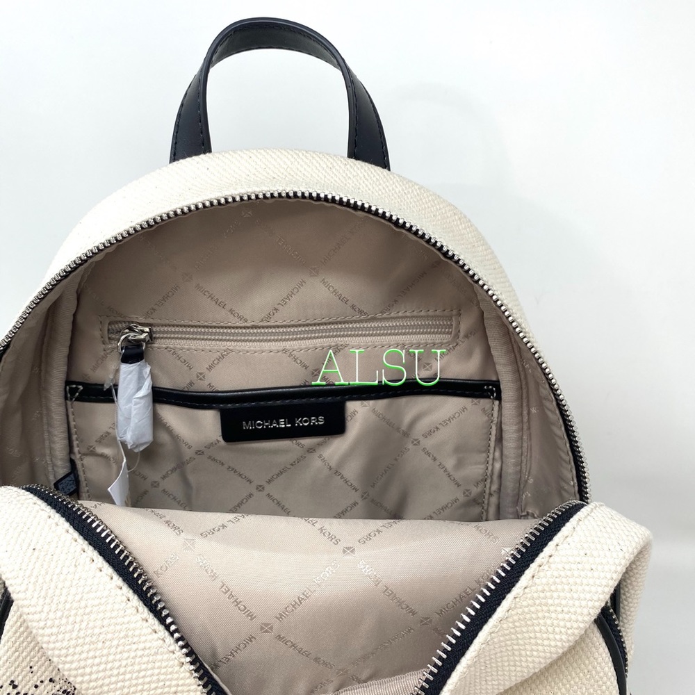 Michael Kors Abbey Backpack Medium Canvas Print - Picture 6 of 8
